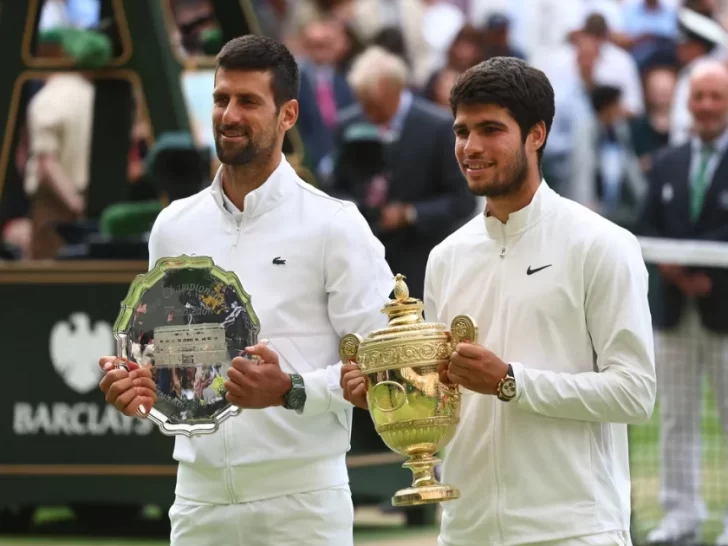 En un partidazo, Alcaraz destronó a Djokovic en Wimbledon En un partidazo, Alcaraz destronó a Djokovic en Wimbledon