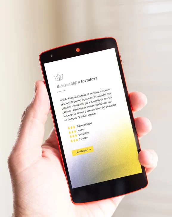 Una app para contener a los trabajadores de la salud Una app para contener a los trabajadores de la salud