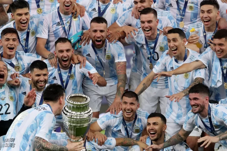 La alegría indescriptible de Romero, Di María y ‘Dibu’ Martínez