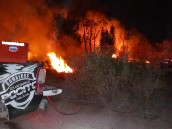 Voraz incendio forestal en una finca que se originó por quema de basura Voraz incendio forestal en una finca que se originó por quema de basura