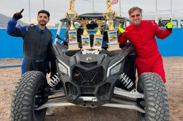 Leandro López, el mejor en la Travesía de Albardón