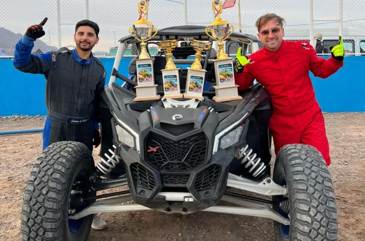 Leandro López, el mejor en la Travesía de Albardón