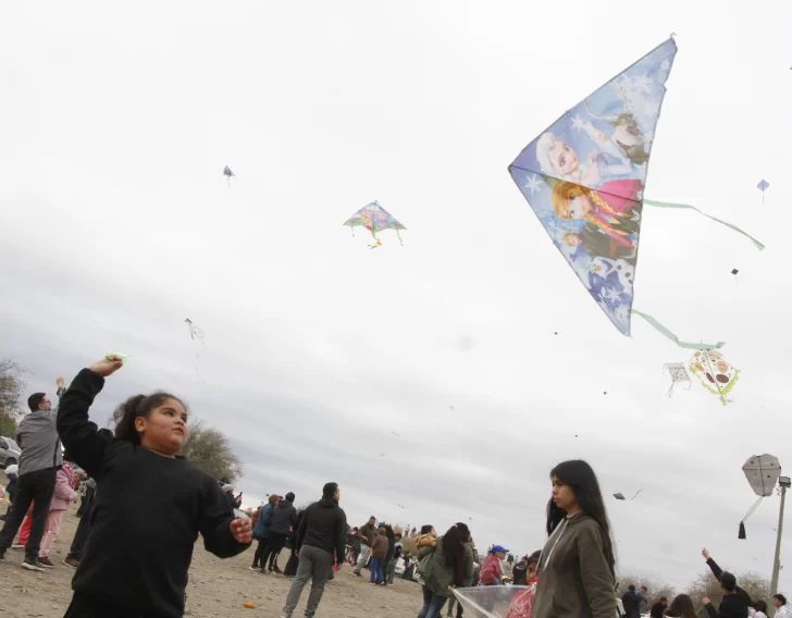 Hicieron volar los barriletes para despedir las vacaciones