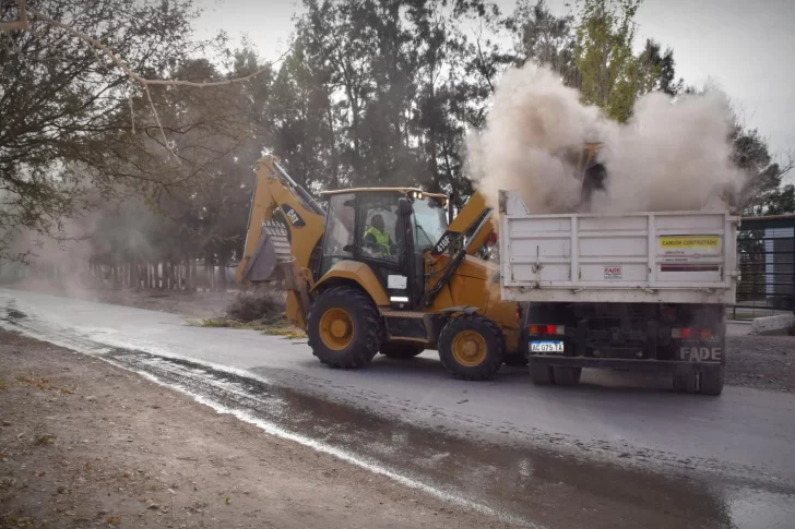 Operativo de limpieza en Pocito
