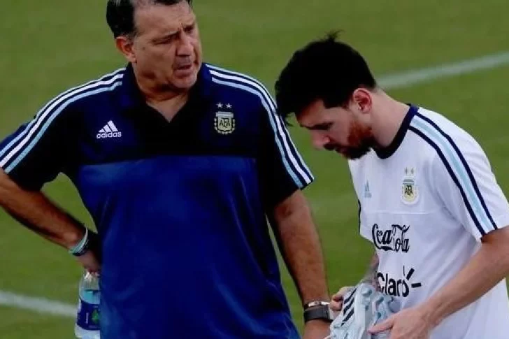 El récord del Tata con Messi