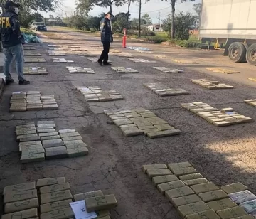 Cárcel a 6 acusados por 795 kg de droga, la mayor carga investigada desde San Juan