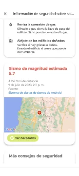 El alerta de Google en tiempo real para sismos que debutó para los sanjuaninos: cómo funciona y qué se busca ante eventos de magnitud