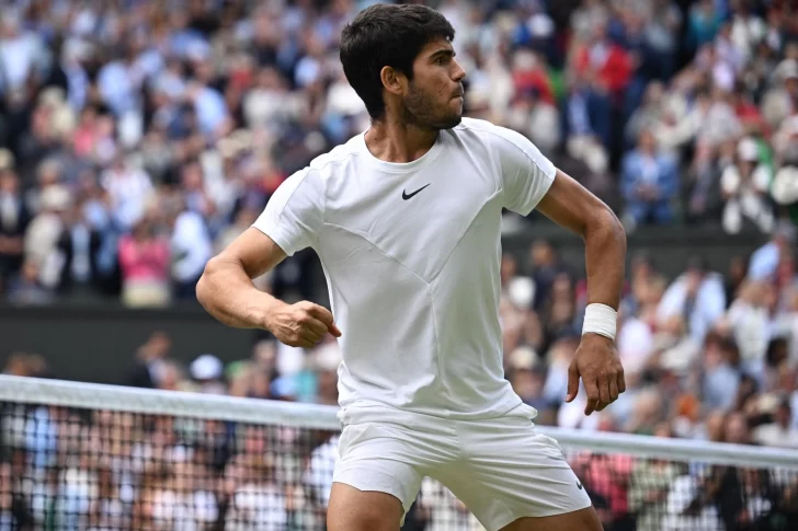 Alcaraz, en gran nivel, se instaló en las semifinales