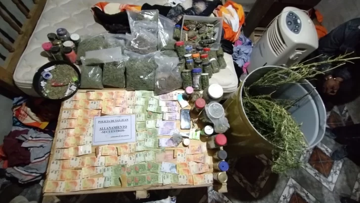 Allanan por un robo y dan con gran cantidad de marihuana, una tumbera y cosas robadas Allanan por un robo y dan con gran cantidad de marihuana, una tumbera y cosas robadas
