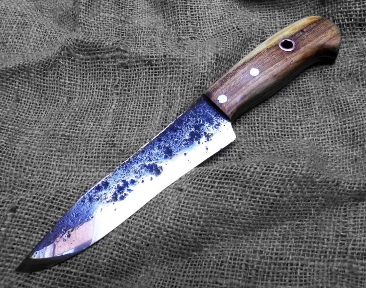 La detuvieron por atacar con un cuchillo de carnicero a su pareja La detuvieron por atacar con un cuchillo de carnicero a su pareja