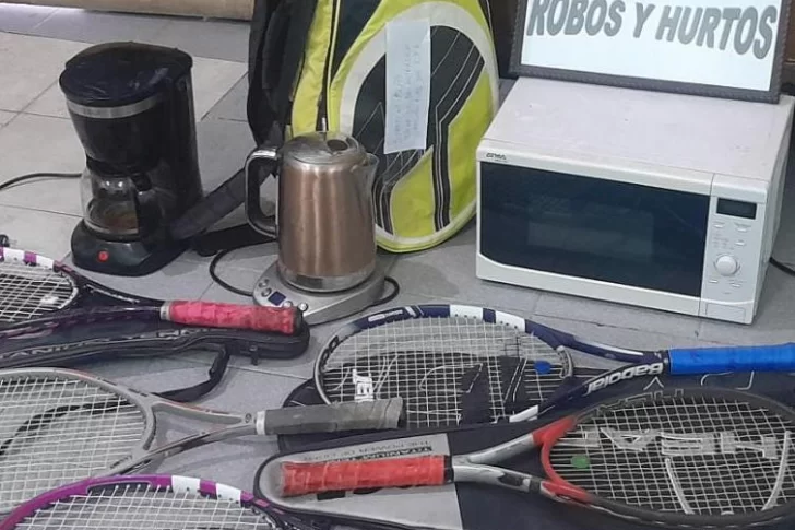 Recuperaron cosas robadas de una casa