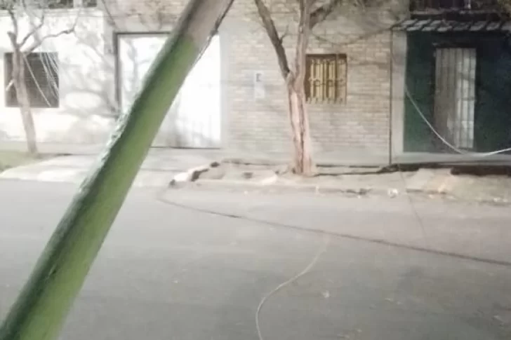 Por el viento Zonda, 4.258 usuarios se quedaron sin el servicio de electricidad