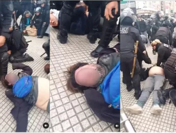 Murió el hombre que se descompensó en medio de los incidentes en el Obelisco Murió el hombre que se descompensó en medio de los incidentes en el Obelisco