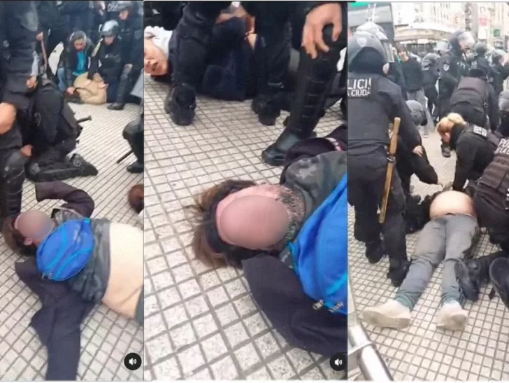 Murió el hombre que se descompensó en medio de los incidentes en el Obelisco Murió el hombre que se descompensó en medio de los incidentes en el Obelisco