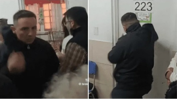 Abrió un cuarto oscuro a patadas y los votantes festejaron Abrió un cuarto oscuro a patadas y los votantes festejaron