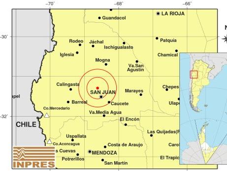 Cerca de la medianoche un temblor de 3.6º despertó a algunos sanjuaninos Cerca de la medianoche un temblor de 3.6º despertó a algunos sanjuaninos