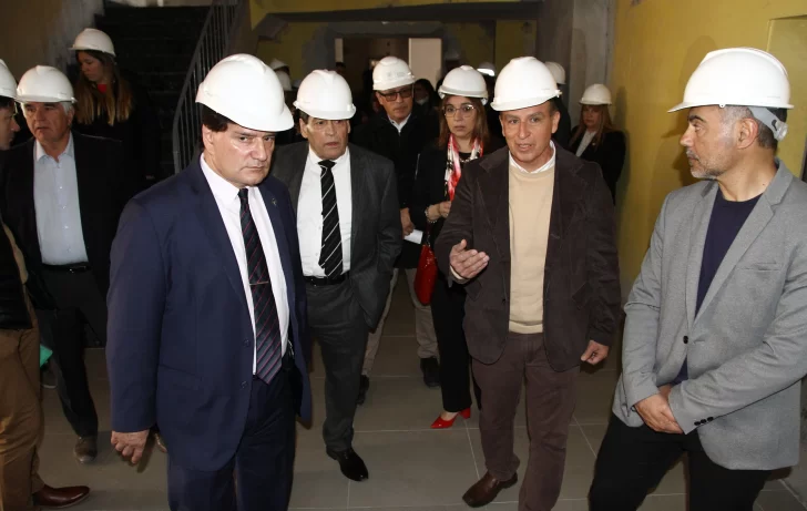 El edificio 9 de Julio ya tiene un 50% de avance El edificio 9 de Julio ya tiene un 50% de avance