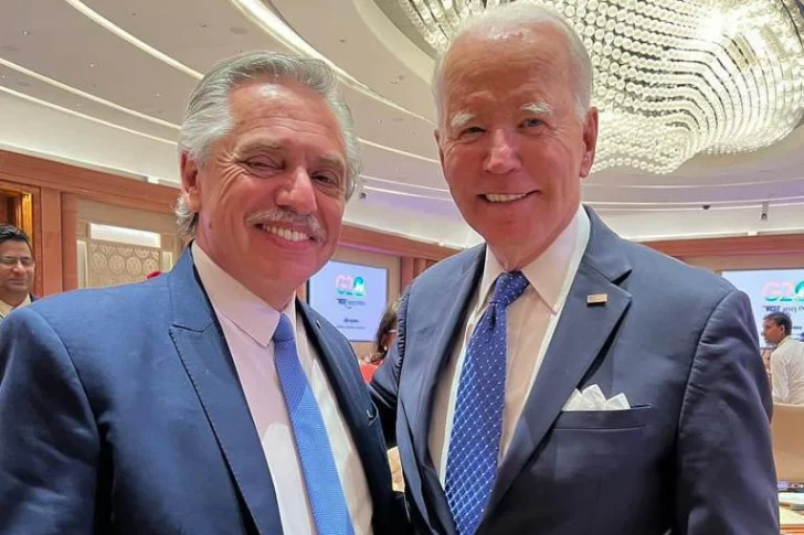 Biden, en la cita informal con Alberto, preguntó por Milei