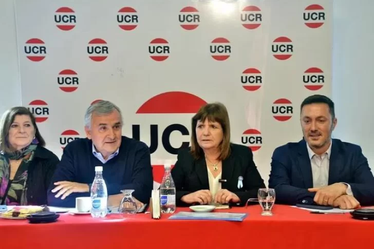 El plenario de la UCR y Santilli en la foto de unidad para Bullrich