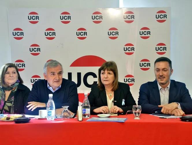 El plenario de la UCR y Santilli en la foto de unidad para Bullrich El plenario de la UCR y Santilli en la foto de unidad para Bullrich