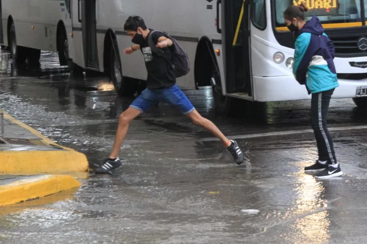 El centro colapsaría otra vez con una lluvia fuerte