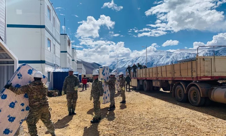 Barrick donó camas, carpas, 2 edificios y 21 contenedores Barrick donó camas, carpas, 2 edificios y 21 contenedores