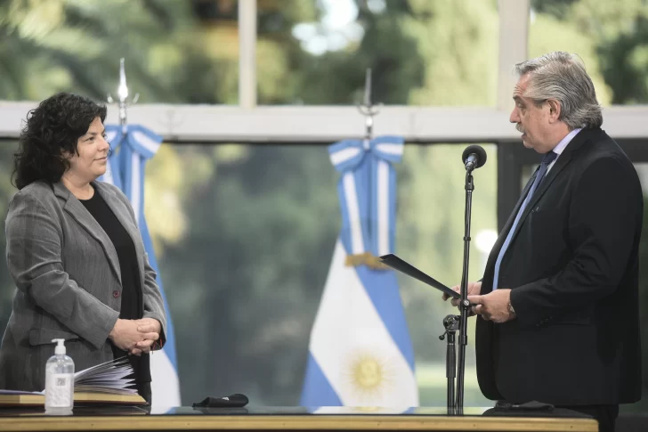 Vizzotti juró ante Fernández y ya es la titular del Ministerio de Salud