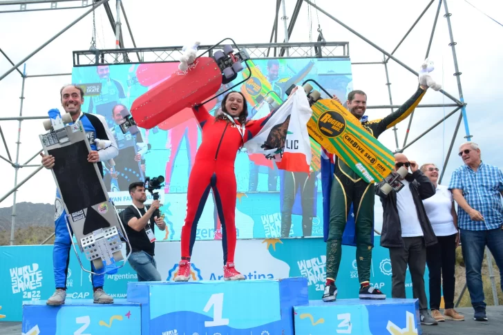 En Punta Negra se coronaron los campeones en Inline Downhill y el Street Luge