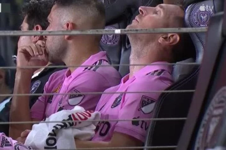 Lionel Messi solo jugó 36 minutos y pidió el cambio en su regreso al Inter Miami