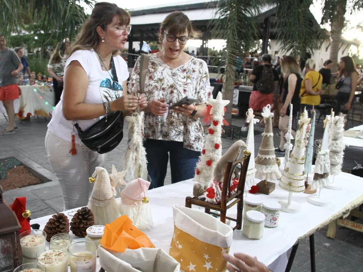 Un andén bien navideño