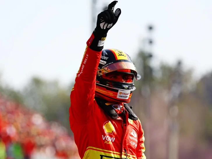 Sainz logró ubicar a Ferrari en la pole del Gran Premio de Italia Sainz logró ubicar a Ferrari en la pole del Gran Premio de Italia
