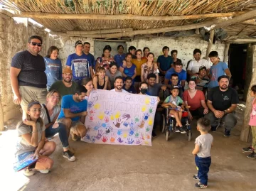 Navidar festeja en un comedor de Angaco Navidar festeja en un comedor de Angaco