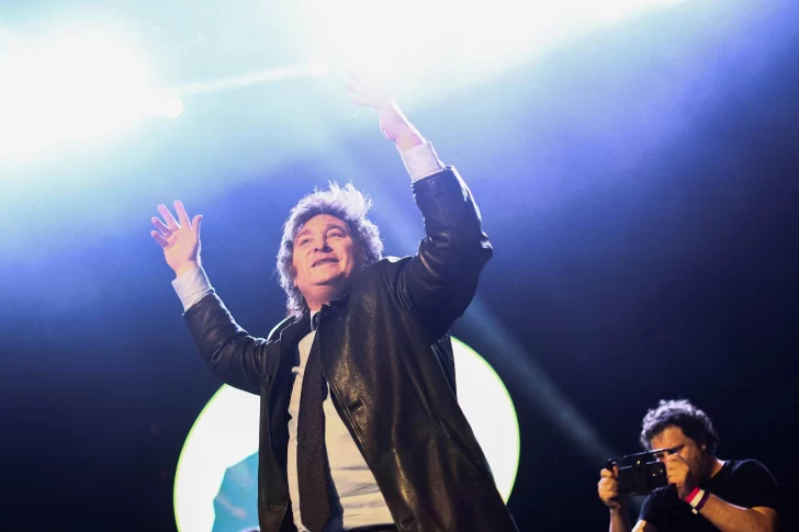“Les ganamos a todos”, dijo Milei en Villa Crespo