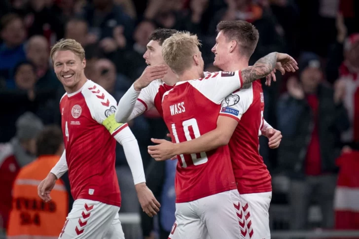 Dinamarca sacó el boleto para el Mundial de Catar