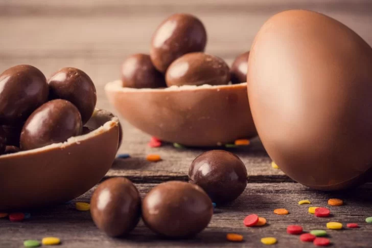 ¿Cuántas calorías poseen los huevos de Pascua?