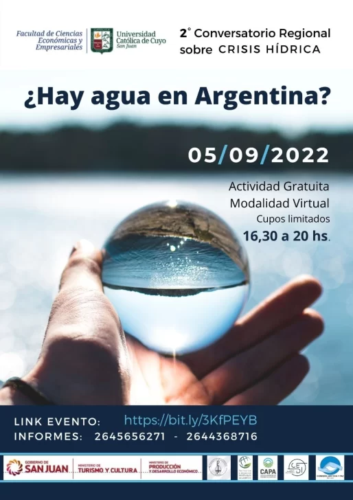“¿Hay agua en Argentina?”, 2do conversatorio sobre crisis hídrica “¿Hay agua en Argentina?”, 2do conversatorio sobre crisis hídrica