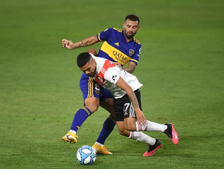 Un Superclásico que tuvo de todo y terminó con un frenético empate Un Superclásico que tuvo de todo y terminó con un frenético empate