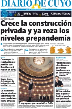 Tapa Edición 07 de Septiembre del 2021