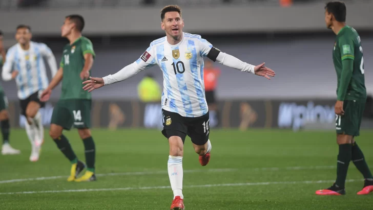 Con un Messi en todo su esplendor Argentina goleó 3 a 0 a Bolivia