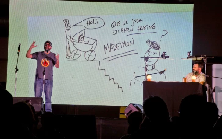 Más de 700 personas disfrutaron del stand up ilustrado de Liniers y Montt Más de 700 personas disfrutaron del stand up ilustrado de Liniers y Montt