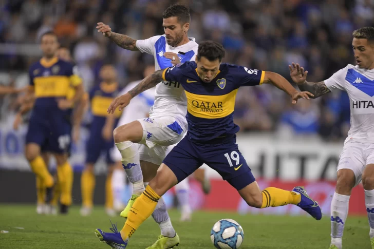 Boca rescató un punto ante Vélez y comparte la punta con Lanús y Argentinos