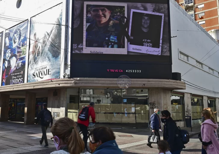 Homenaje a muertos por covid