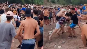 Batalla campal en Córdoba: jóvenes a las trompadas en medio de una fiesta Batalla campal en Córdoba: jóvenes a las trompadas en medio de una fiesta
