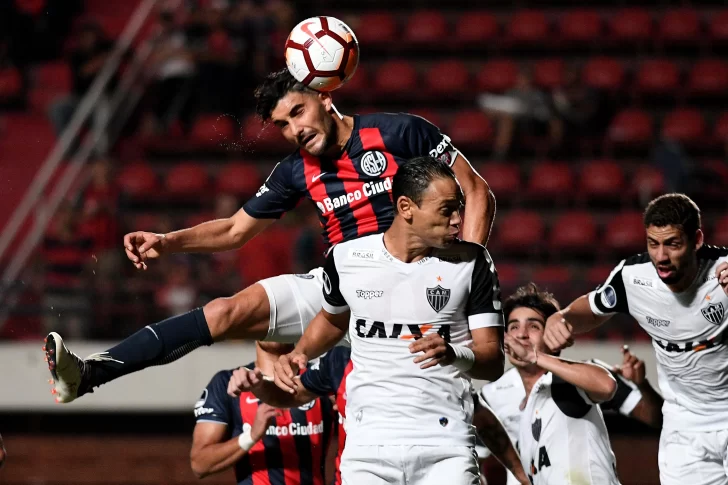 San Lorenzo sacó ventaja ante Atlético Mineiro en el partido de ida