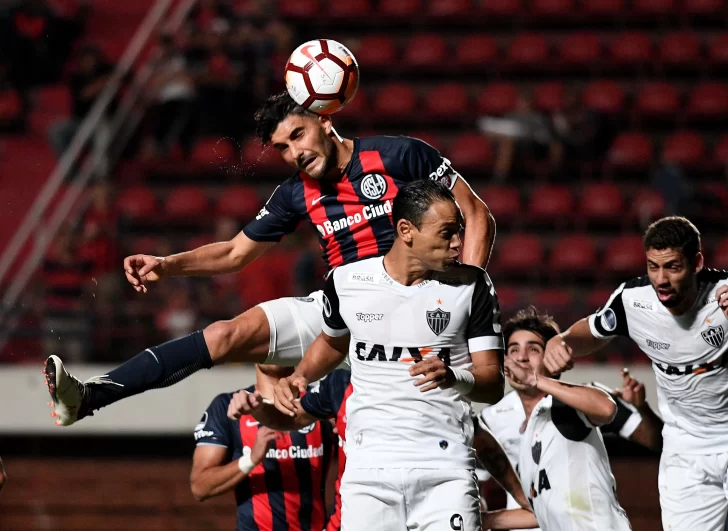 San Lorenzo sacó ventaja ante Atlético Mineiro en el partido de ida