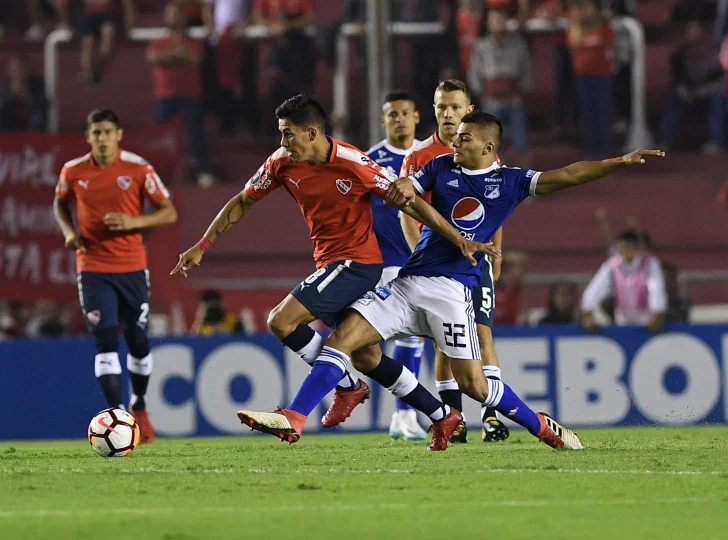 Independiente se recuperó de la derrota del debut y venció a Millonarios