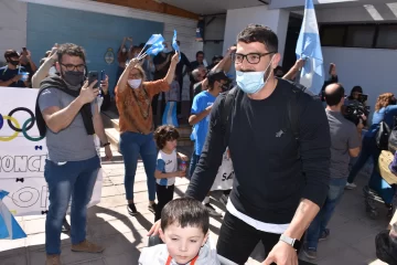 Federico Pereyra, entre la alegría por abrazar a sus padres y los asados pendientes