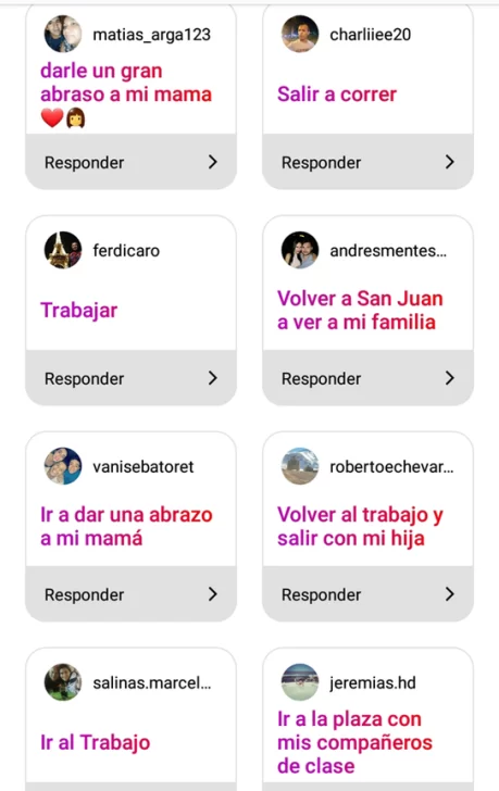 Deseos de los sanjuaninos para cuando termine la cuarentena: lógicos y desopilantes Deseos de los sanjuaninos para cuando termine la cuarentena: lógicos y desopilantes