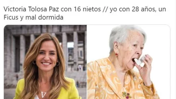 Victoria Tolosa Paz dijo que tiene 16 nietos y estallaron los memes