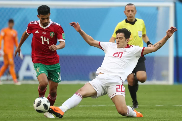 Irán se lo ganó en el final a Marruecos